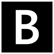🅱️ Emoji Großbuchstabe B in rotem Quadrat Microsoft Windows 8.0.