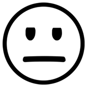 😐 Emoji neutrales Gesicht Microsoft Windows 8.0.