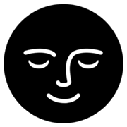 🌚 Emoji Luna Nueva Con Cara en Microsoft Windows 8.0.