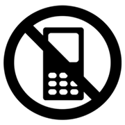 Emoji 📵 Simbolo Che Vieta L’utilizzo Dei Telefoni Cellulari su Microsoft Windows 8.0.