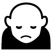 🙍 Emoji missmutige Person Microsoft Windows 8.0.