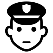 Émoji 👮 Officier De Police sur Microsoft Windows 8.0.
