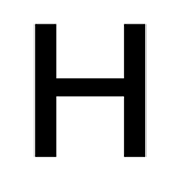 Émoji 🇭 Symbole indicateur régional lettre H sur Microsoft Windows 8.0.