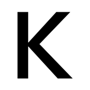 🇰 Emoji Indicador regional símbolo letra K en Microsoft Windows 8.0.