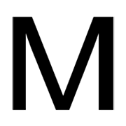 🇲 Emoji Indicador regional Símbolo Letra M en Microsoft Windows 8.0.