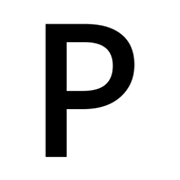 Émoji 🇵 Symbole indicateur régional lettre P sur Microsoft Windows 8.0.