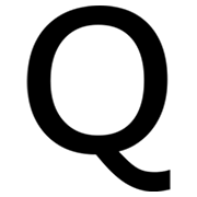 Émoji 🇶 Symbole indicateur régional lettre Q sur Microsoft Windows 8.0.