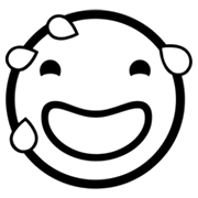 😅 Emoji grinsendes Gesicht mit Schweißtropfen Microsoft Windows 8.0.