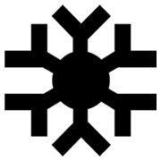 Emoji ❄️ Fiocco Di Neve su Microsoft Windows 8.0.