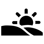 🌅 Emoji Sonnenaufgang über dem Meer Microsoft Windows 8.0.