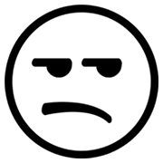 😒 Emoji Rosto Aborrecido na Microsoft Windows 8.0.
