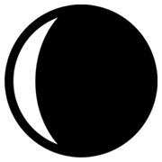 Emoji 🌘 Luna Calante su Microsoft Windows 8.0.