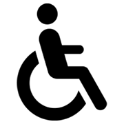 Émoji ♿ Symbole Accès Handicapés sur Microsoft Windows 8.0.