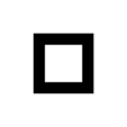 ◽ Emoji Quadrado Branco Médio Menor na Microsoft Windows 8.0.