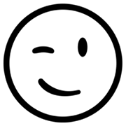 😉 Emoji zwinkerndes Gesicht Microsoft Windows 8.0.