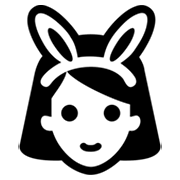 👯 Emoji Personas Con Orejas De Conejo en Microsoft Windows 8.0.
