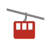 Émoji 🚡 Tramway Aérien sur Microsoft Windows 8.1.