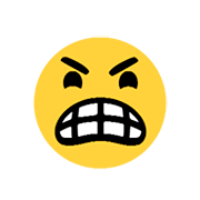 😠 Emoji Cara Enfadada en Microsoft Windows 8.1.