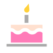 Emoji 🎂 Torta Di Compleanno su Microsoft Windows 8.1.