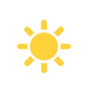 Emoji ☀️ Sole su Microsoft Windows 8.1.