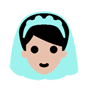 Emoji 👰 Persona Con Velo su Microsoft Windows 8.1.