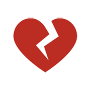 💔 Emoji Corazón Roto en Microsoft Windows 8.1.