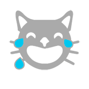 😹 Emoji Gato Llorando De Risa en Microsoft Windows 8.1.