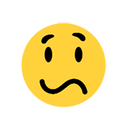 Emoji 😕 Faccina Confusa su Microsoft Windows 8.1.
