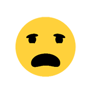 😞 Emoji Cara Decepcionada en Microsoft Windows 8.1.
