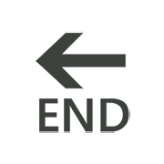 🔚 Emoji Flecha END en Microsoft Windows 8.1.