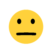 😑 Emoji Rosto Inexpressivo na Microsoft Windows 8.1.