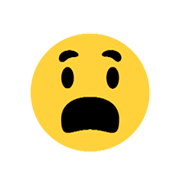 Emoji 😱 Faccina Terrorizzata su Microsoft Windows 8.1.