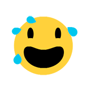 😰 Emoji besorgtes Gesicht mit Schweißtropfen Microsoft Windows 8.1.