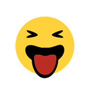😝 Emoji Cara Con Ojos Cerrados Y Lengua Fuera en Microsoft Windows 8.1.