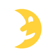 🌛 Emoji Mondsichel mit Gesicht links Microsoft Windows 8.1.