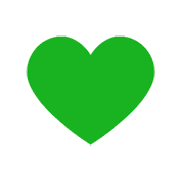 Émoji 💚 Cœur Vert sur Microsoft Windows 8.1.
