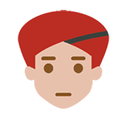 👳 Emoji Person mit Turban Microsoft Windows 8.1.