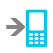 Emoji 📲 Telefono Cellulare Con Freccia su Microsoft Windows 8.1.