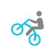 🚵 Emoji Pessoa Fazendo Mountain Bike na Microsoft Windows 8.1.