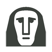 🗿 Emoji Estatua Moái en Microsoft Windows 8.1.