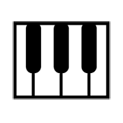 Émoji 🎹 Piano sur Microsoft Windows 8.1.