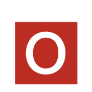 🅾️ Emoji Großbuchstabe O in rotem Quadrat Microsoft Windows 8.1.