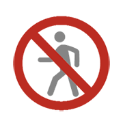 🚷 Emoji Proibida A Passagem De Pedestres na Microsoft Windows 8.1.