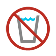 Emoji 🚱 Simbolo Di Acqua Non Potabile su Microsoft Windows 8.1.