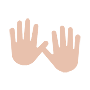 Émoji 👐 Mains Ouvertes sur Microsoft Windows 8.1.