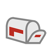 Emoji 📭 Cassetta Postale Con Bandierina Abbassata su Microsoft Windows 8.1.