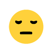 😔 Emoji Cara Desanimada en Microsoft Windows 8.1.