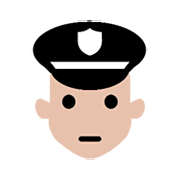 Émoji 👮 Officier De Police sur Microsoft Windows 8.1.