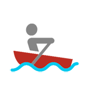 Emoji 🚣 Persona In Barca A Remi su Microsoft Windows 8.1.
