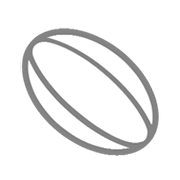 🏉 Emoji Balón De Rugby en Microsoft Windows 8.1.
